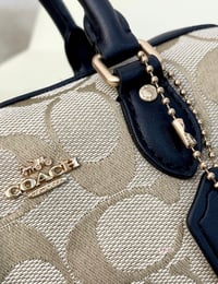 Image 4 of Coach Rowan Satchel in Signature Canvas