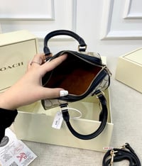 Image 3 of Coach Rowan Satchel in Signature Canvas