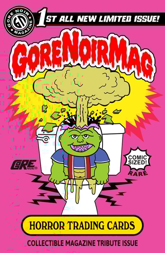 Image of Horror Trading Card Issue Comic Sized Magazine