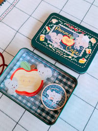 Image 2 of Embossed Tin: Pomme Cafe