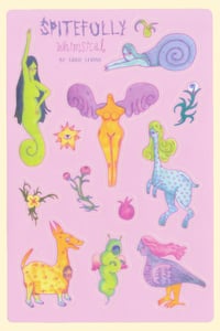 Spitefully Whimsical Sticker Sheet