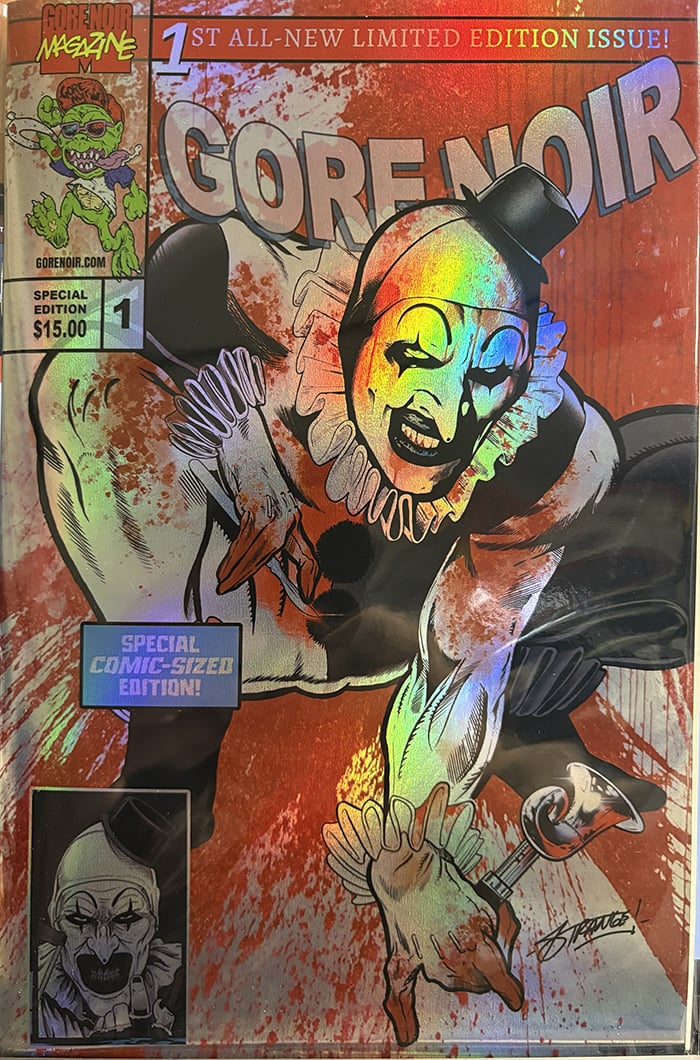 Image of FOIL Terrifier Spidey Tribute Comic Sized Magazine