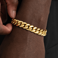 Image 1 of 12mm Cuban Link Bracelet