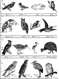Image 1 of Bird Rubber Stamps P40