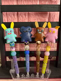 Image 1 of   Fuggler-Inspired Bling Beaded Pen – Handmade & One of a Kind