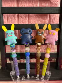 Image 2 of   Fuggler-Inspired Bling Beaded Pen – Handmade & One of a Kind