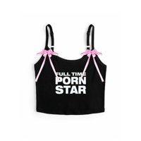 FULL TIME FILM STAR SPAGHETTI STRAP TOP