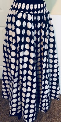 Black and White maxi skirt