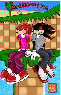 Hedgehog Love Art Print