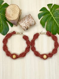 Image 3 of Bloom Crochet Hoops