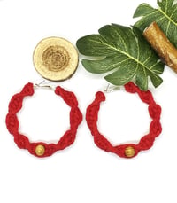 Image 5 of Bloom Crochet Hoops