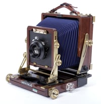 Image 3 of Wista 45DX 4X5 Field camera + 135mm + 210mm MC lenses + Holders + Film + Fresnel (#2333)