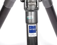 Image 2 of Gitzo Carbon Fiber tripod G1348 MK2 + G1570M low profile 3 way head #2336