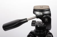 Image 5 of SLIK Pro 330DX-B tripod with SH-705E 3 way head + quick plate #2340
