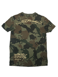 Image 2 of Ed Hardy Camo Tiger T-shirt