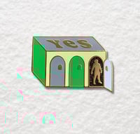 Image 1 of Khruangbin Evan’s Third Room YES! Enamel Pin, Limited Run of 88