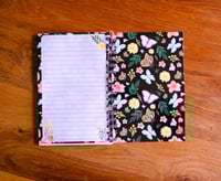 Image 4 of Handmade Dream Journal Bound Notebook, book, sleep, notes, gift, flowers, butterfly