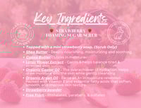 Image 7 of Strawberry Fields Whipped Soap & Foaming Sugar Scrub 