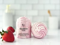 Image 1 of Strawberry Fields Whipped Soap & Foaming Sugar Scrub 