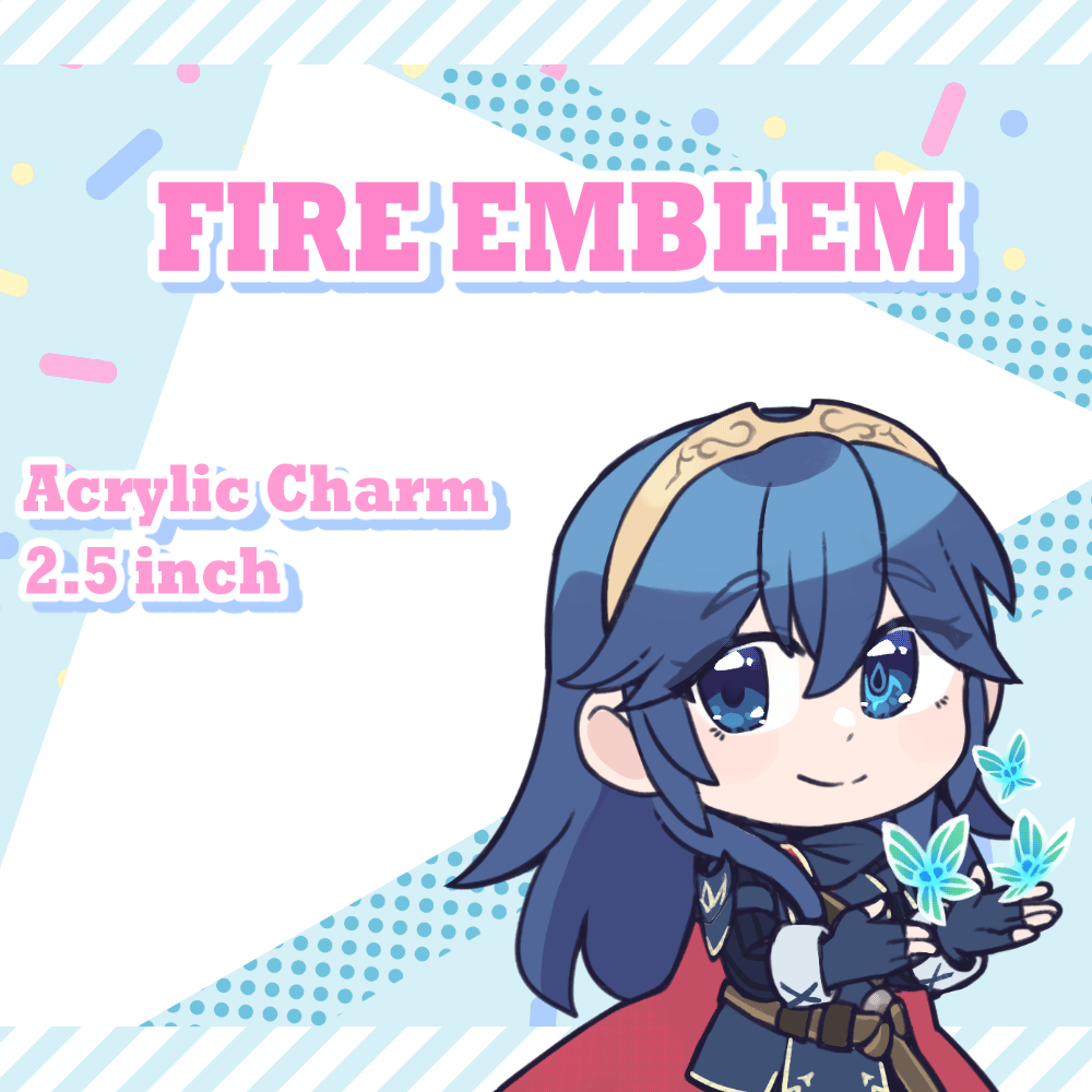 Image of Fire Emblem Acrylic Charms by Robin [PRE-ORDER]