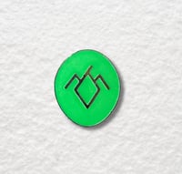 Image 1 of Twin Peaks Owl Cave Enamel Pin: Glow-in-the-Dark 