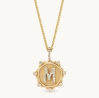 Image 2 of Golden Initial Necklace