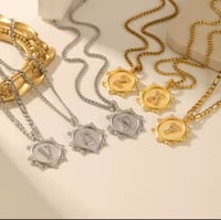 Image 3 of Golden Initial Necklace