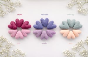 Image of Felted Little Hearts
