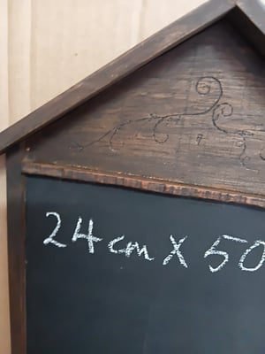 House chalkboard