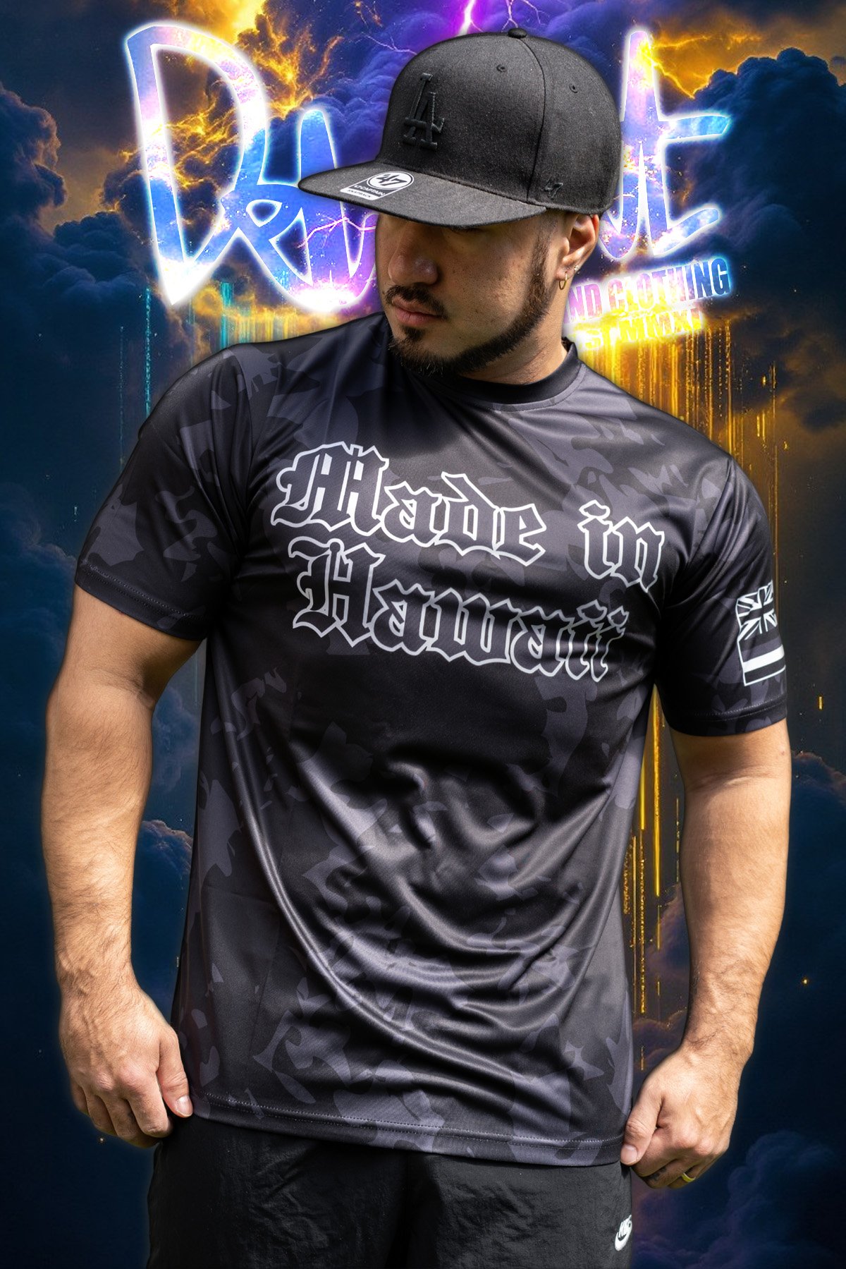 Made in Hawaii - Black Camo Jersey