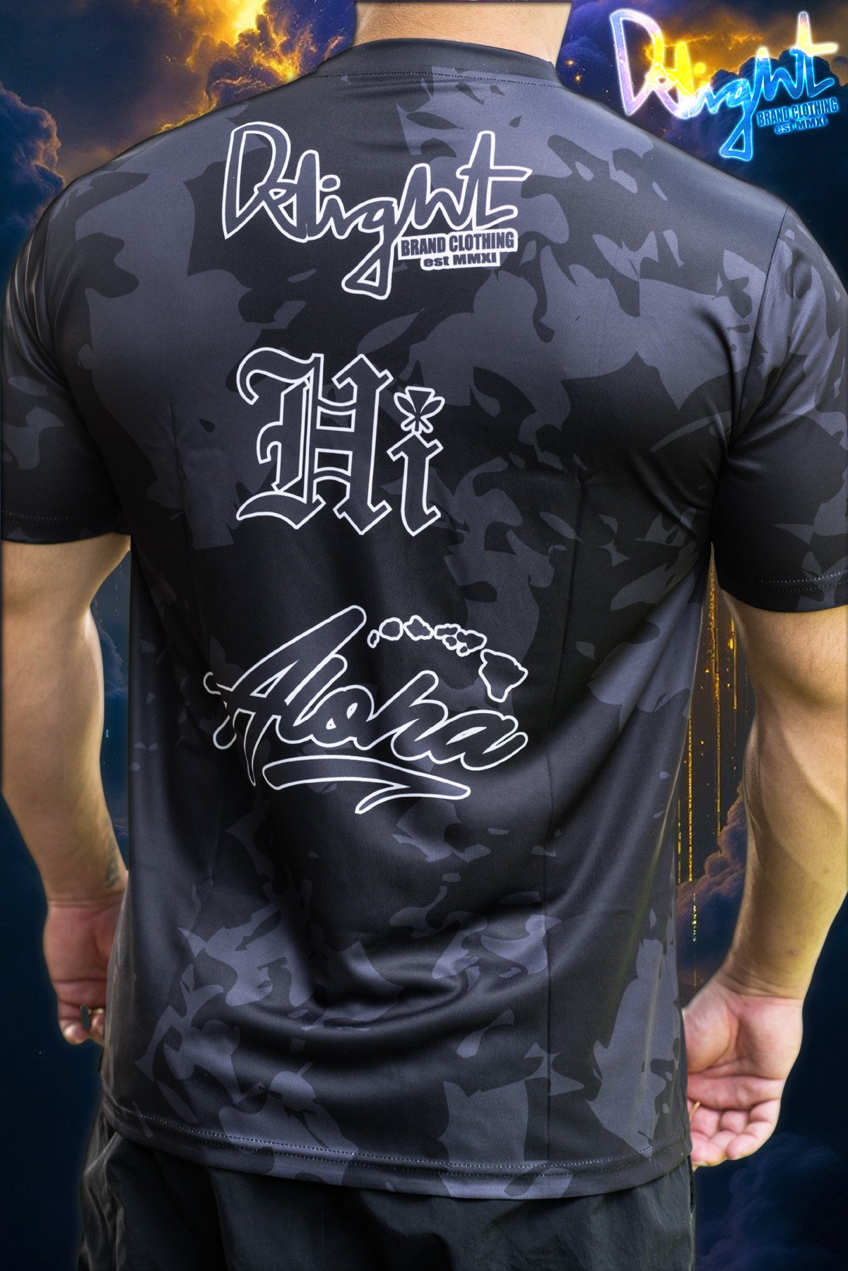 Made in Hawaii - Black Camo Jersey