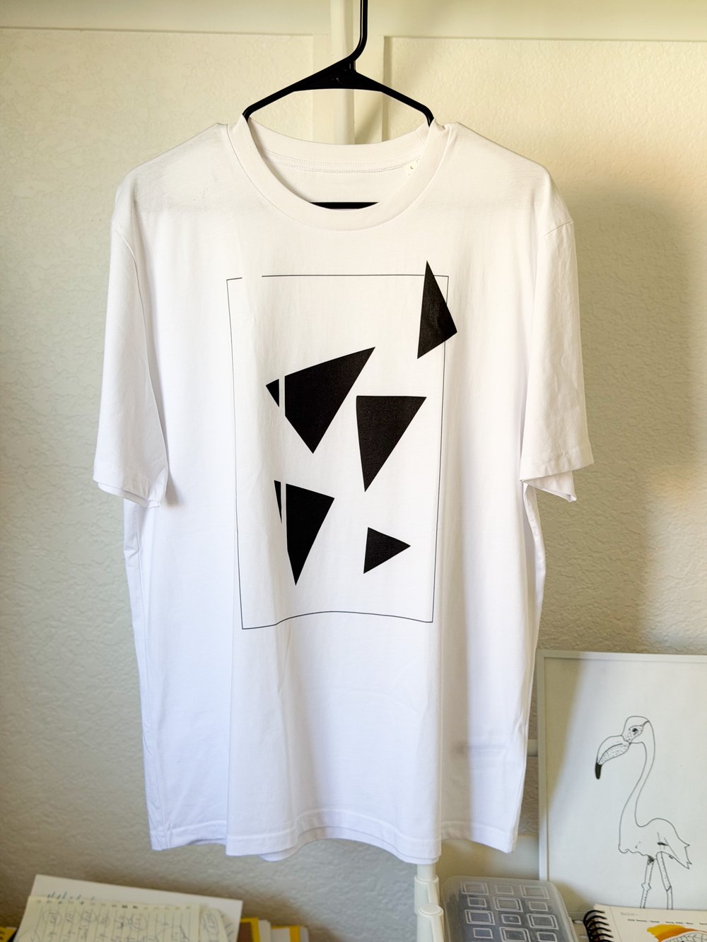 5 Black Triangles - Unisex organic cotton t-shirt