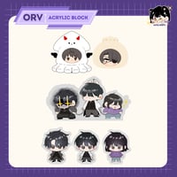 Image 1 of ORV: Acrylic Block Standee width 9mm thick