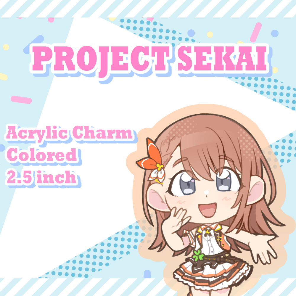 Image of Project Sekai Acrylic Charms by Robin (PRE-ORDER)