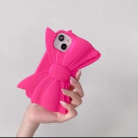 Image 1 of Pretty Pink Bow IPhone Case