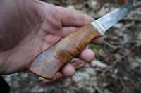 Image 6 of Puukko knife - Stainless steel, Alder Wood Handle