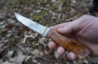 Image 9 of Puukko knife - Stainless steel, Alder Wood Handle