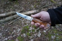 Image 10 of Puukko knife - Stainless steel, Alder Wood Handle