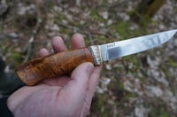 Image 11 of Puukko knife - Stainless steel, Alder Wood Handle