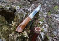 Image 14 of Puukko knife - Stainless steel, Alder Wood Handle