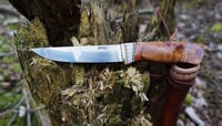 Image 20 of Puukko knife - Stainless steel, Alder Wood Handle