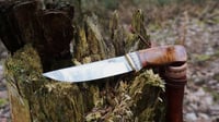 Image 21 of Puukko knife - Stainless steel, Alder Wood Handle