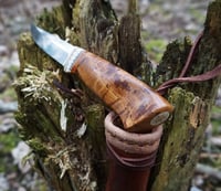 Image 23 of Puukko knife - Stainless steel, Alder Wood Handle