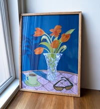 Image 3 of Tulips on table