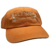Baltimore Arrows Dad Hat Dye Tangerine