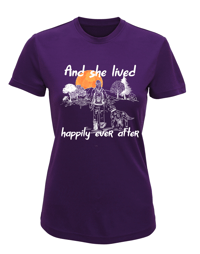 Image 2 of "And she lived" Walking T-shirt