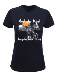 Image 3 of "And she lived" Walking T-shirt