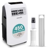 Image 1 of SereneLife Small Air Conditioner Portable 12,000 BTU with Built-in Dehumidifier - Portable AC Uni...