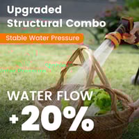 Image 2 of Giraffe Tools AW30 Wall Mounted 1/2" x 100 ft Garden Hose Reel, Retractable Water Hose Reel, Auto...