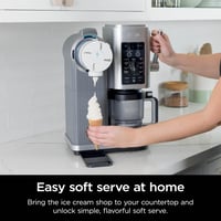 Image 2 of Ninja (Refurbished) Swirl by CREAMi Ice Cream and Soft Serve Maker, Sorbet, Milkshake, Frozen Yog...